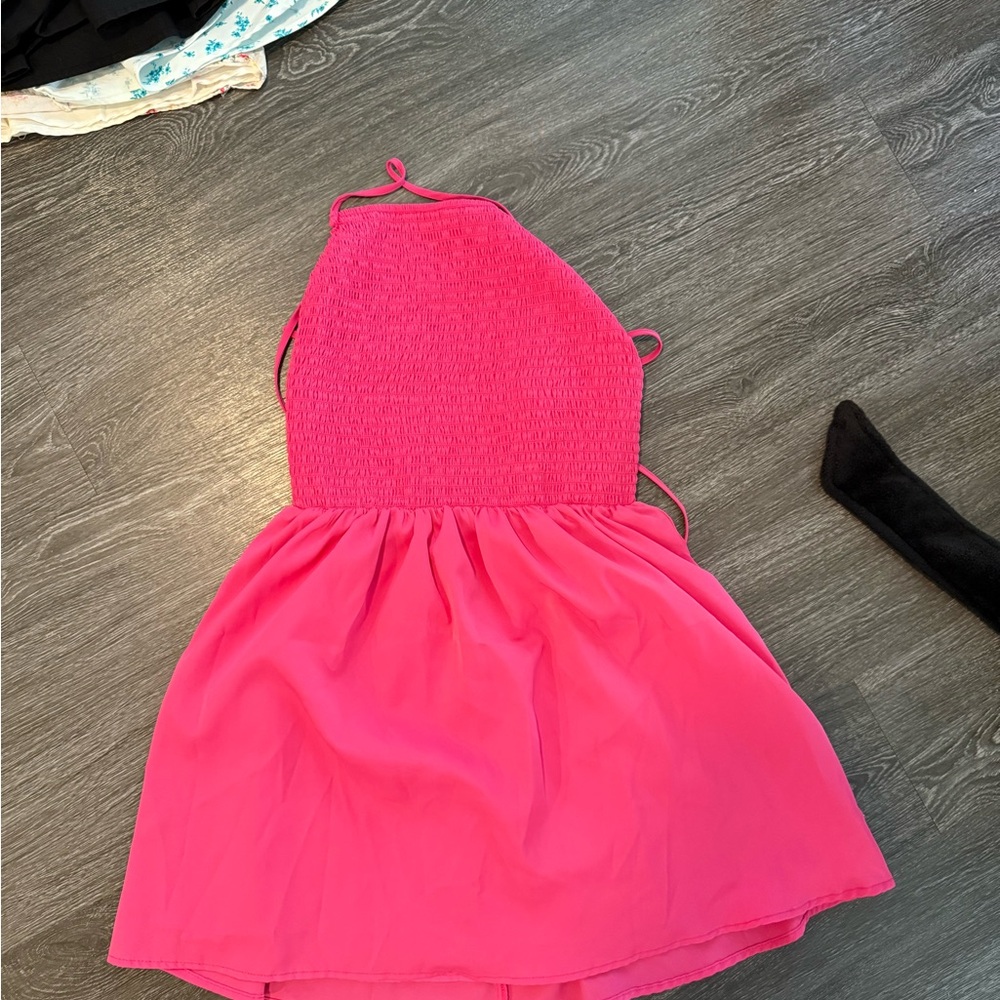 Forever 21 Vibrant Pink Mini Dress